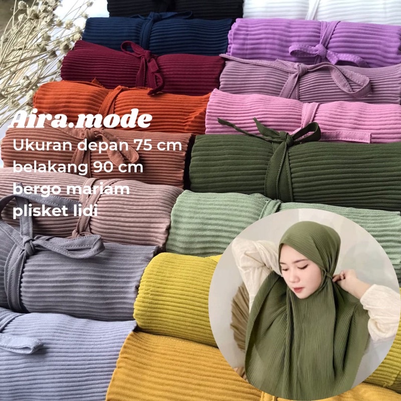 BERGO MARIYAM PLISKET LIDI FULL CERUTY BABYDOLL/BERGO PLISKET TALI