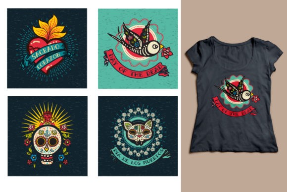 Dia De Los Muertos Clipart Collection - Vector Designs