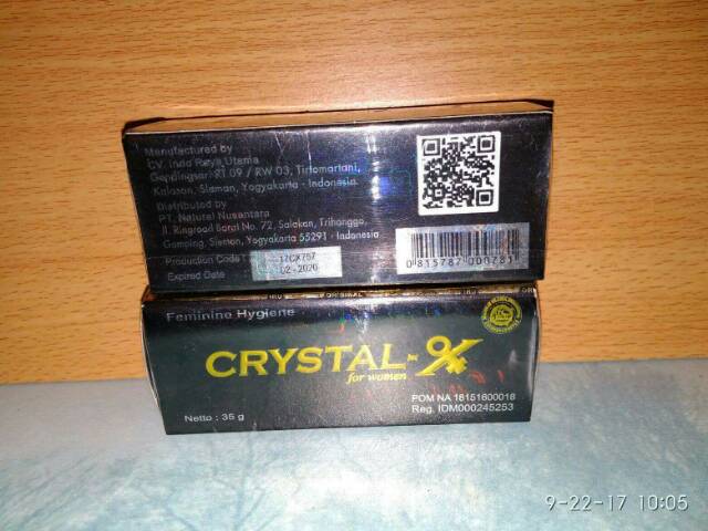 Crystal x asli nasa registered kode scan QR barcode cek aplikasi Android cristal x kristal cx ori