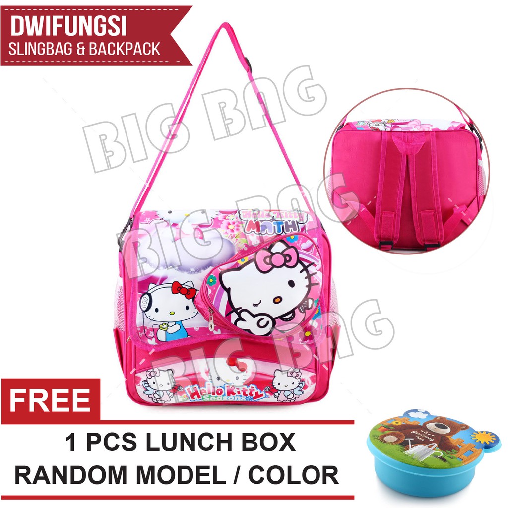 RTM - Tas Ransel dan Selempang Dwifungsi + FREE Lunchbox