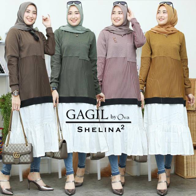 TUNIC SHELINA BY GAGIL (SIAP KIRIM)