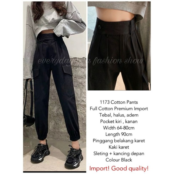 Celana cargo wanita IMPORT
