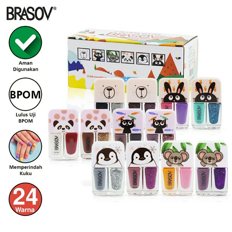 BRASOV kutek/Cat Kuku Nail Polish 2in1 6ml