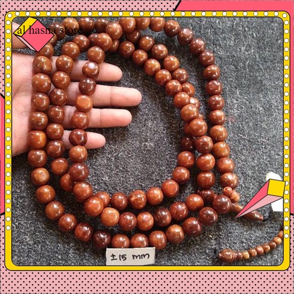 tasbih kokka bulat ± 15 mm ( 15mm ) (jumbo) 99butir