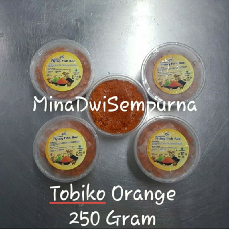 Jual Tobiko Orange 250 gr / Telur Ikan / Flying Fish Indonesia|Shopee