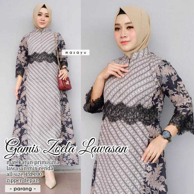 Gamis zola lawasan