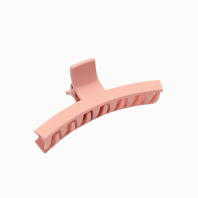 Korean Morandi Hairpin Fashion Morandi Color Frosted Simple Retro Shark Clip Hair Accessories