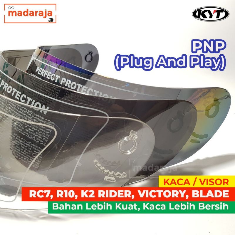 Kaca Visor Iridium Helm KYT RC 7 / RC7 - R10 - K2 RIDER , MDS VICTORY Full Face