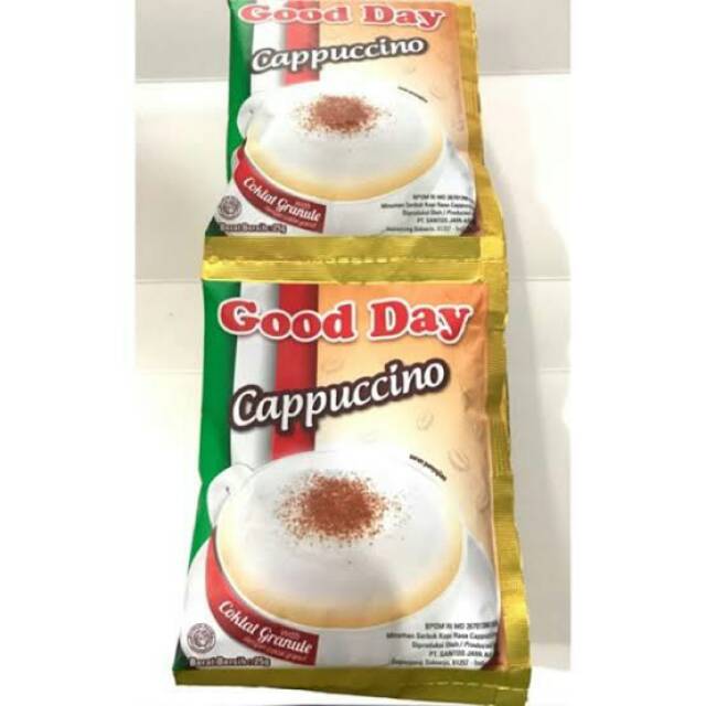 

Good Day Cappucino (1 Renteng Isi 10 Bungkus)