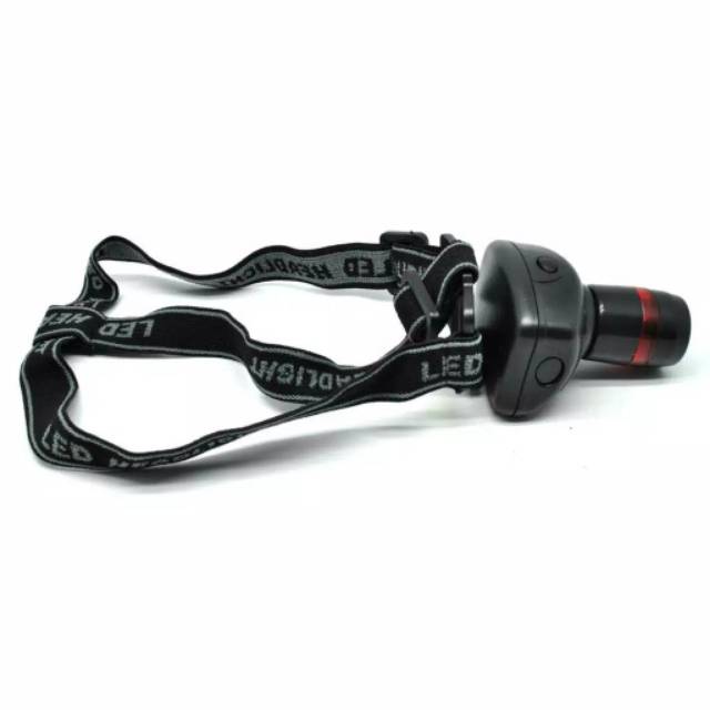 SENTER KEPALA HEADLAMP ZOOM Head Lamp Camping Hutan Travel Gua Lampu Praktis Super-5