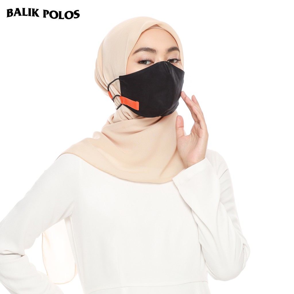 Masker overlimit Doodles 3 masker Kain Pria Wanita Cowok Cewek hijab Tali Karet Elastis 3 PLY