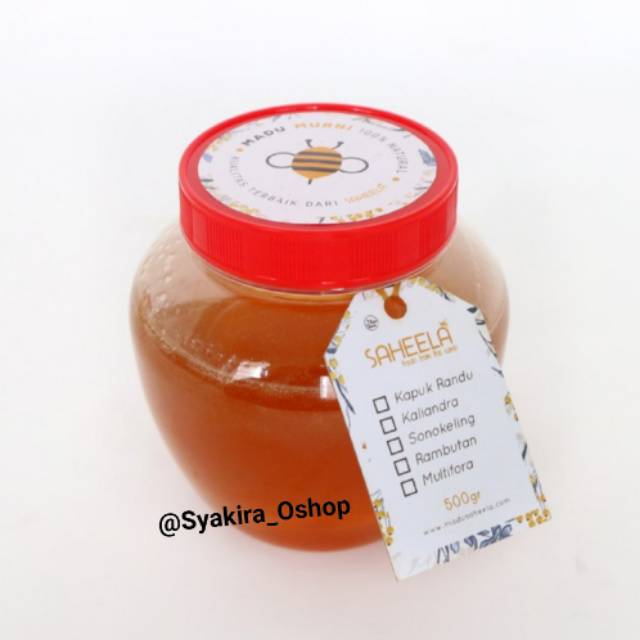 

Syakira_Oshop Madu Murni Saheela 500gr