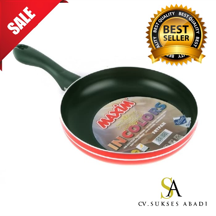 Wajan Penggorengan Fry Pan Teflon 22 cm Maxim Casablanca 22cm murah surabaya