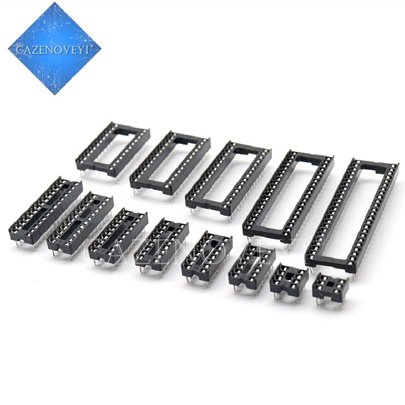 Sockets DIP6 DIP8 DIP14 DIP16 DIP18 DIP20 DIP28 DIP32 DIP40 pins Connector DIP Socket 6 8 14 16 18 20 24 28 32 40 pin In Stock