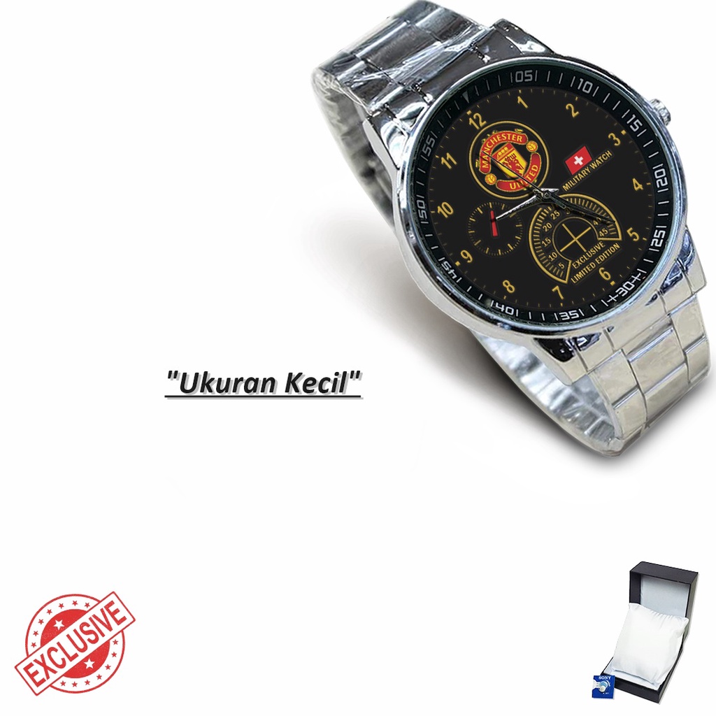 Jam Tangan Rantai Couple MU (Mantul)