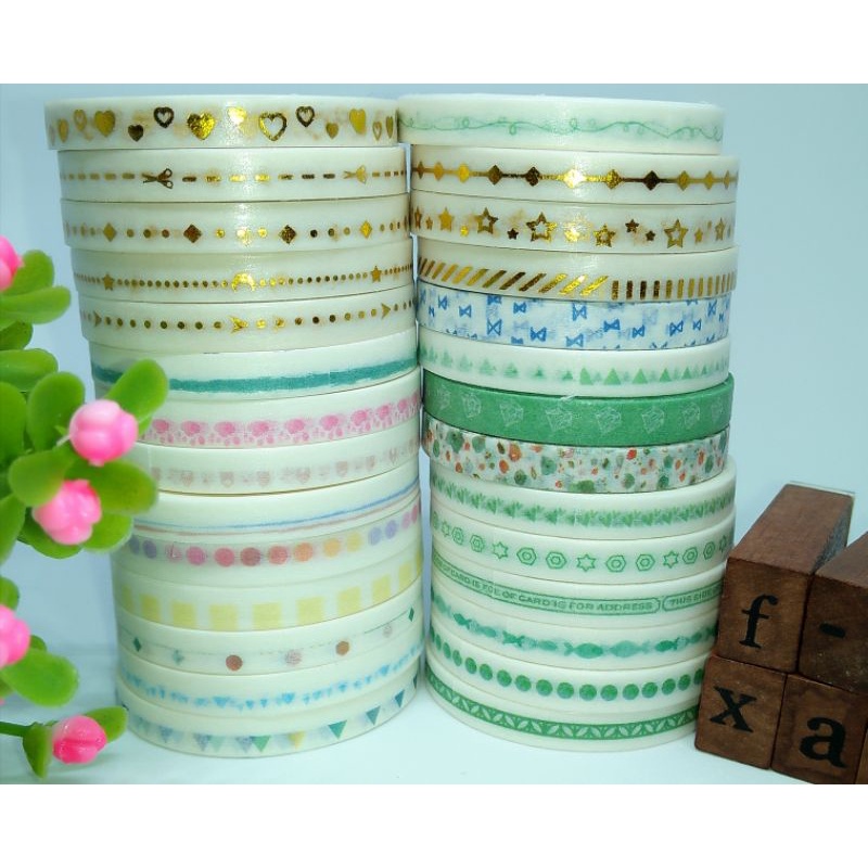

Washi jurnal kecil murah (random)