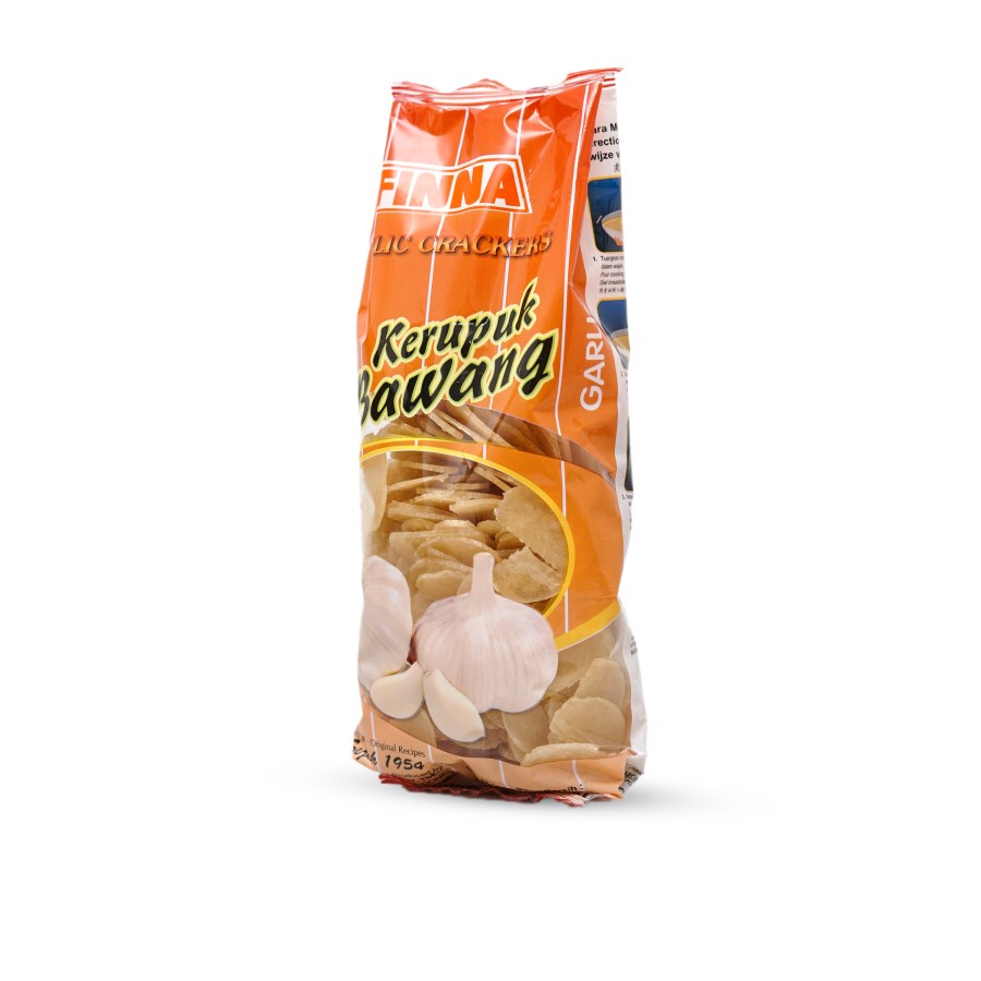 FINNA KERUPUK BAWANG PUTIH 380GR HALAL