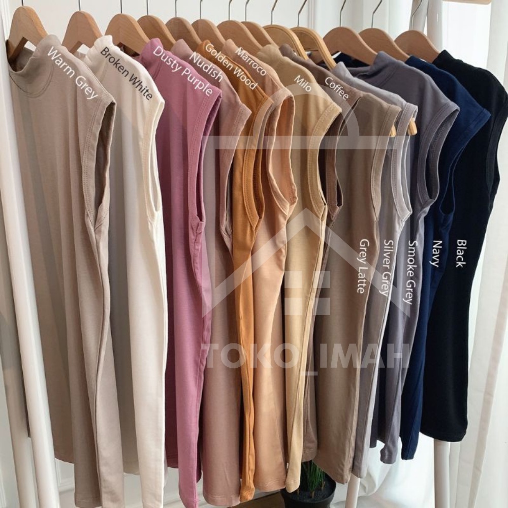 MANSET BUNTUNG MANSET YUKENSI PREMIIUM INNER MANSET TANKTOP BB 45 -85 KG ATASAN WANITA RAYON PREMIUM TURTLENECK STANDAR/JUMBO