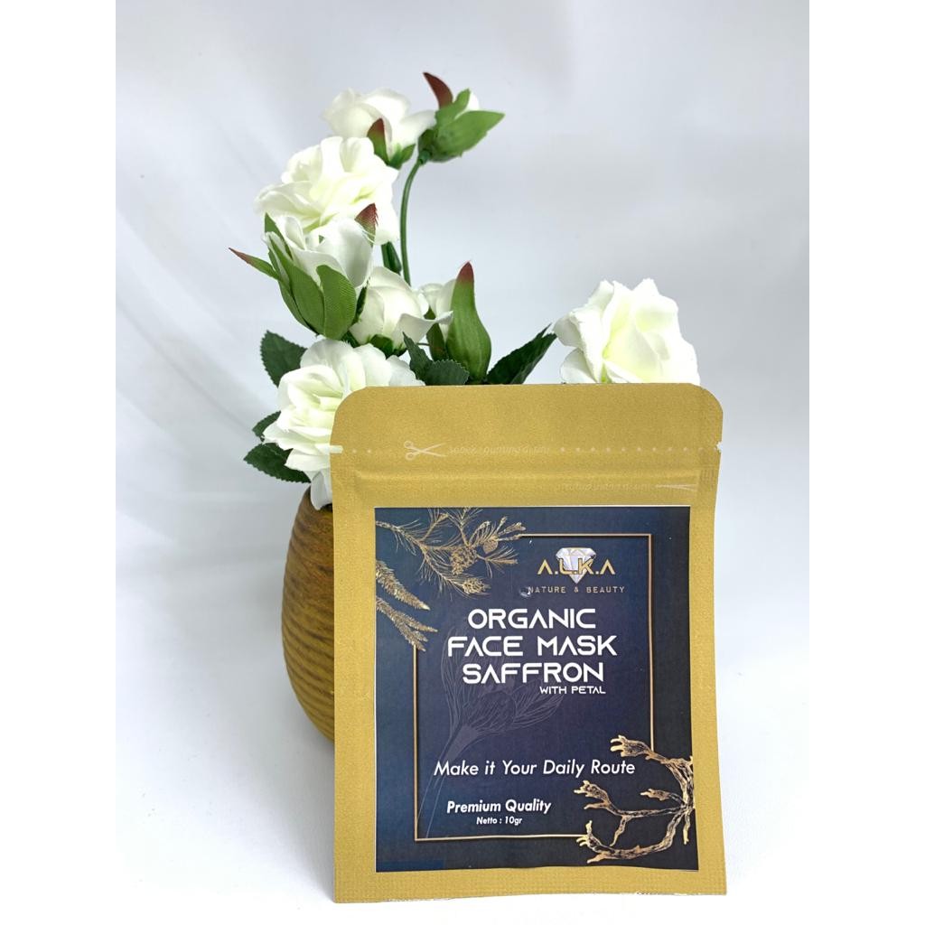 PREMIUM MASKER ORGANIC PETAL SAFFRON 10gr | ORGANIC FACE MASK SAFFRON | BEAUTY | MASK | SAFFRON
