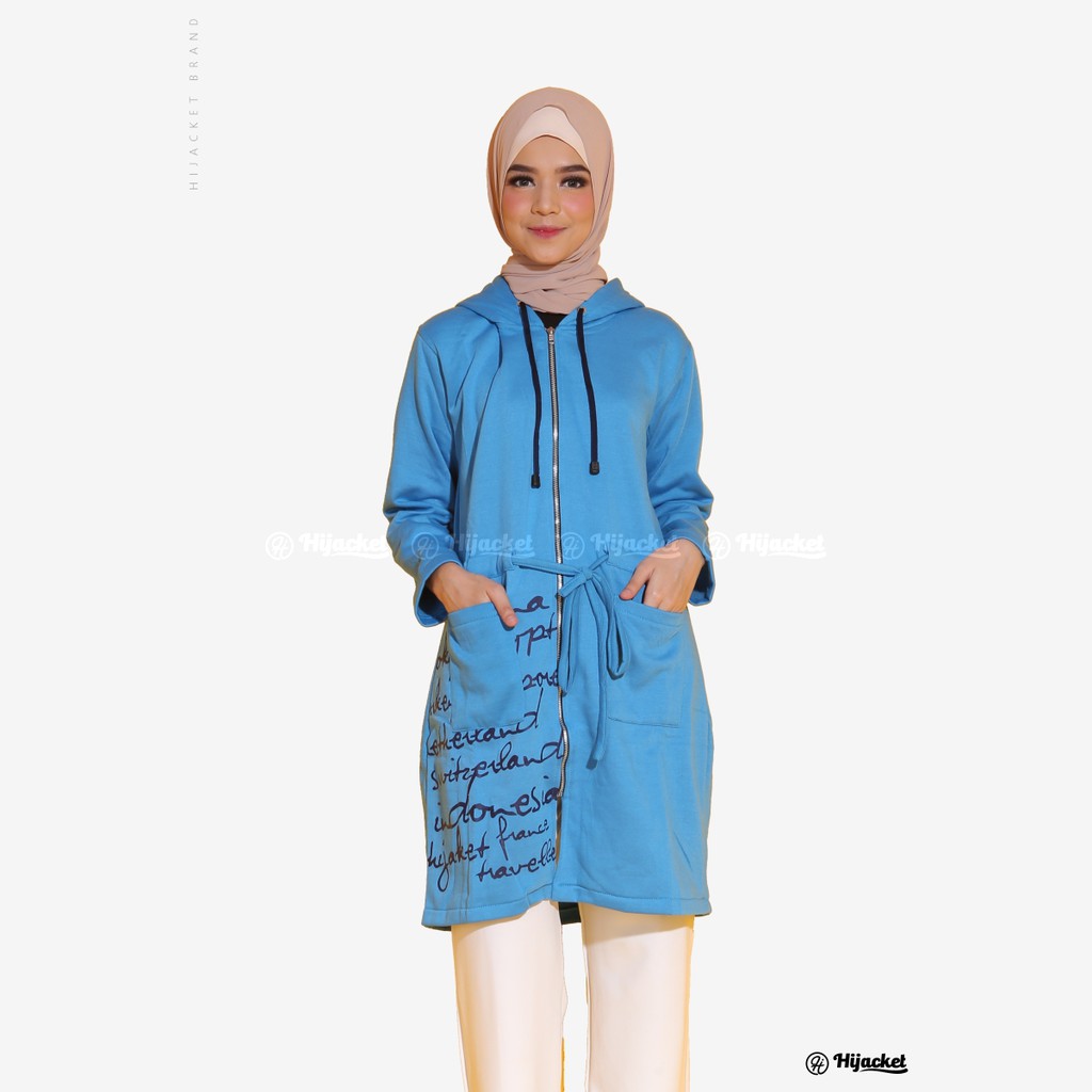 Hijacket Urbanashion Series Origilal Jaket Hijabers Bahan Premium Fleece yang 