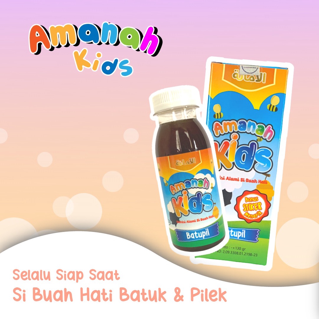 Batuk Pilek - Amanah KIds - Batuk Pilek Anak - Meringankan Batuk