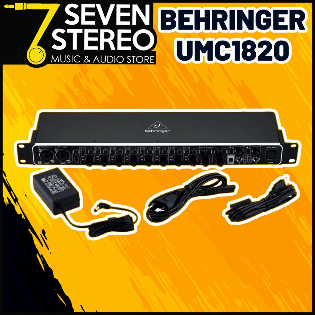 Behringer UMC1820 Soundcard USB Audio Interface 18 input 20 output