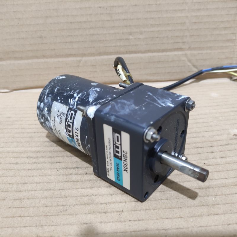 Jual ORIENTAL MOTOR DINAMO MOTOR GEARBOX AC 6W 130 220V Shopee Indonesia