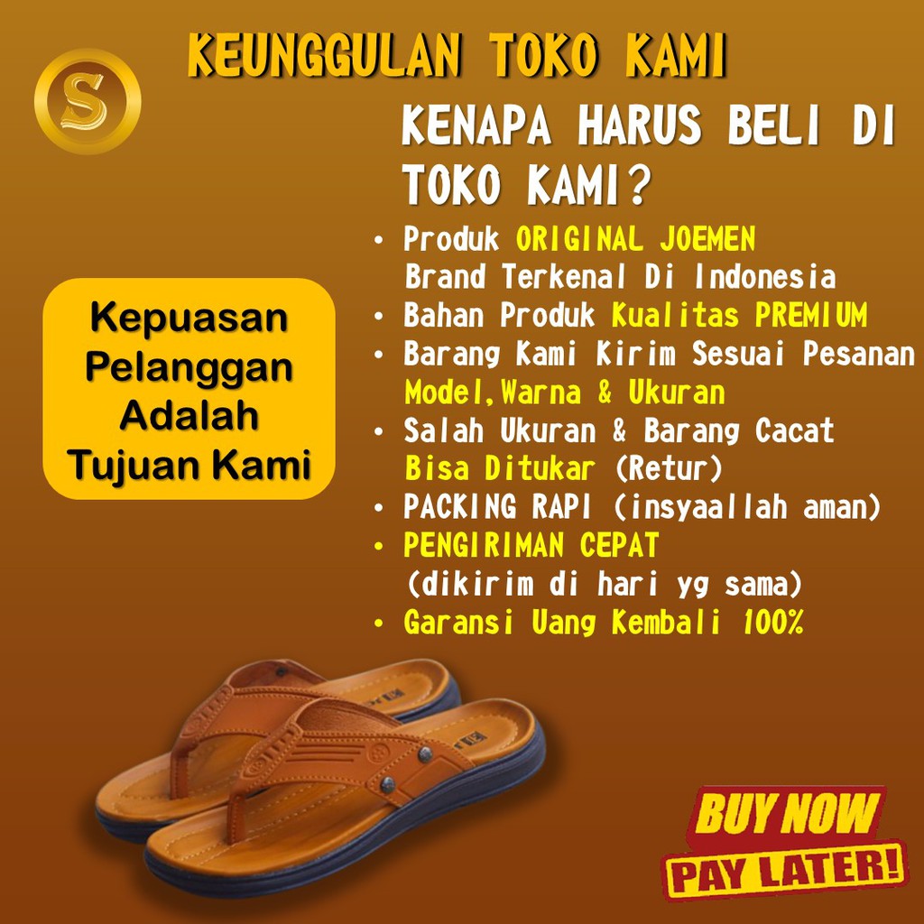 Sendal Casual Pria Sandal Kulit Pria Sendal Cowok Kekinian Sendal Laki Laki Dewasa Original S20-7