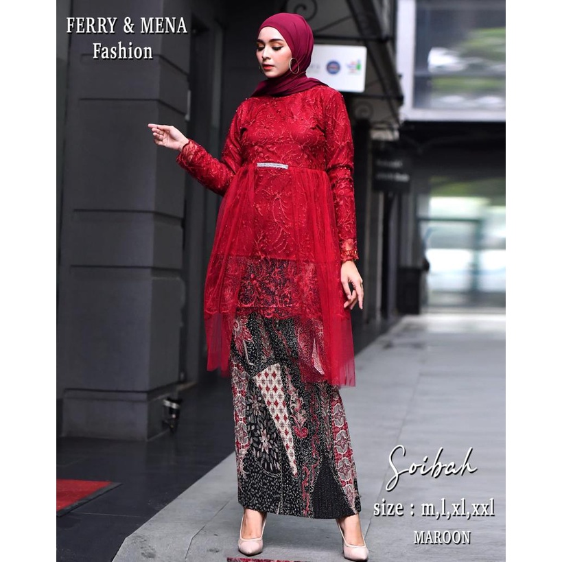 terbaruuuu setelan kebaya tunik soibah//tunik modern terbaru//kebaya wisuda//kebaya tunangan modern//kebaya pesta keluarga