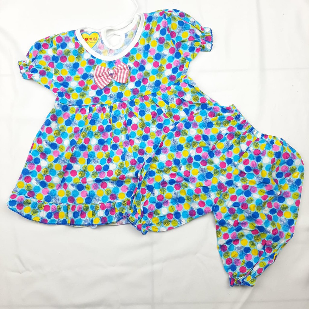 Setelan Baby Berry 0-12 Bulan Baju dan Celana Pop New Born Set Tidur Perempuan Lengan