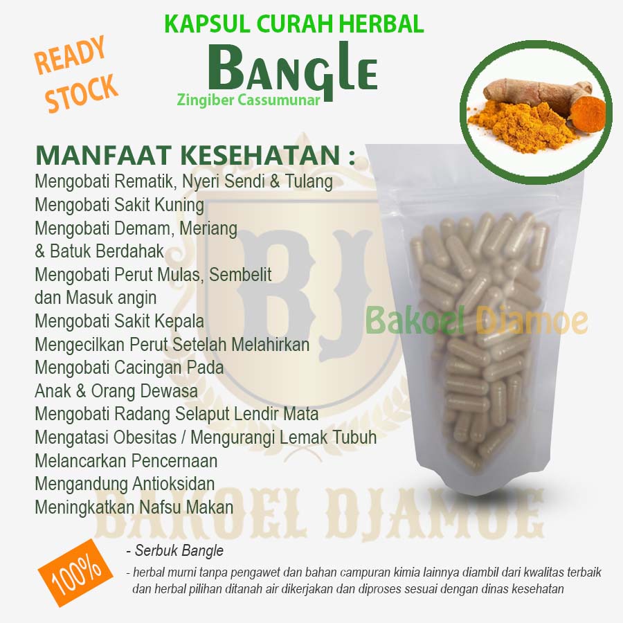 

Kapsul curah herbal bangle kapsul herbal rematik Nyeri Sendi dan Tulang cod