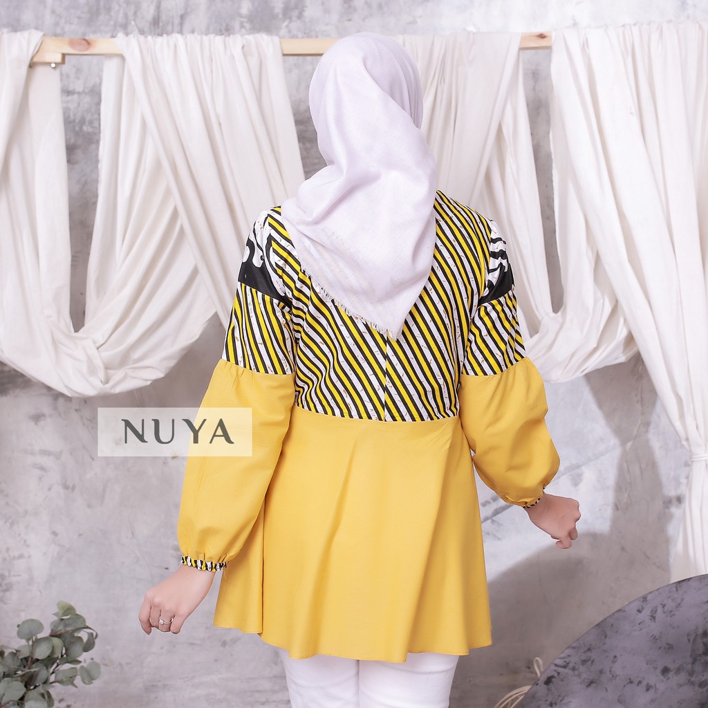 Atasan Batik Modern Kekinian AMYNA BLOUSE NUYA