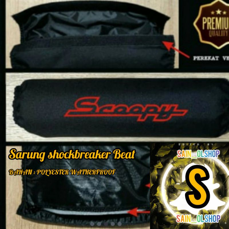 Sarung shockbreaker Scoopy polyester universal