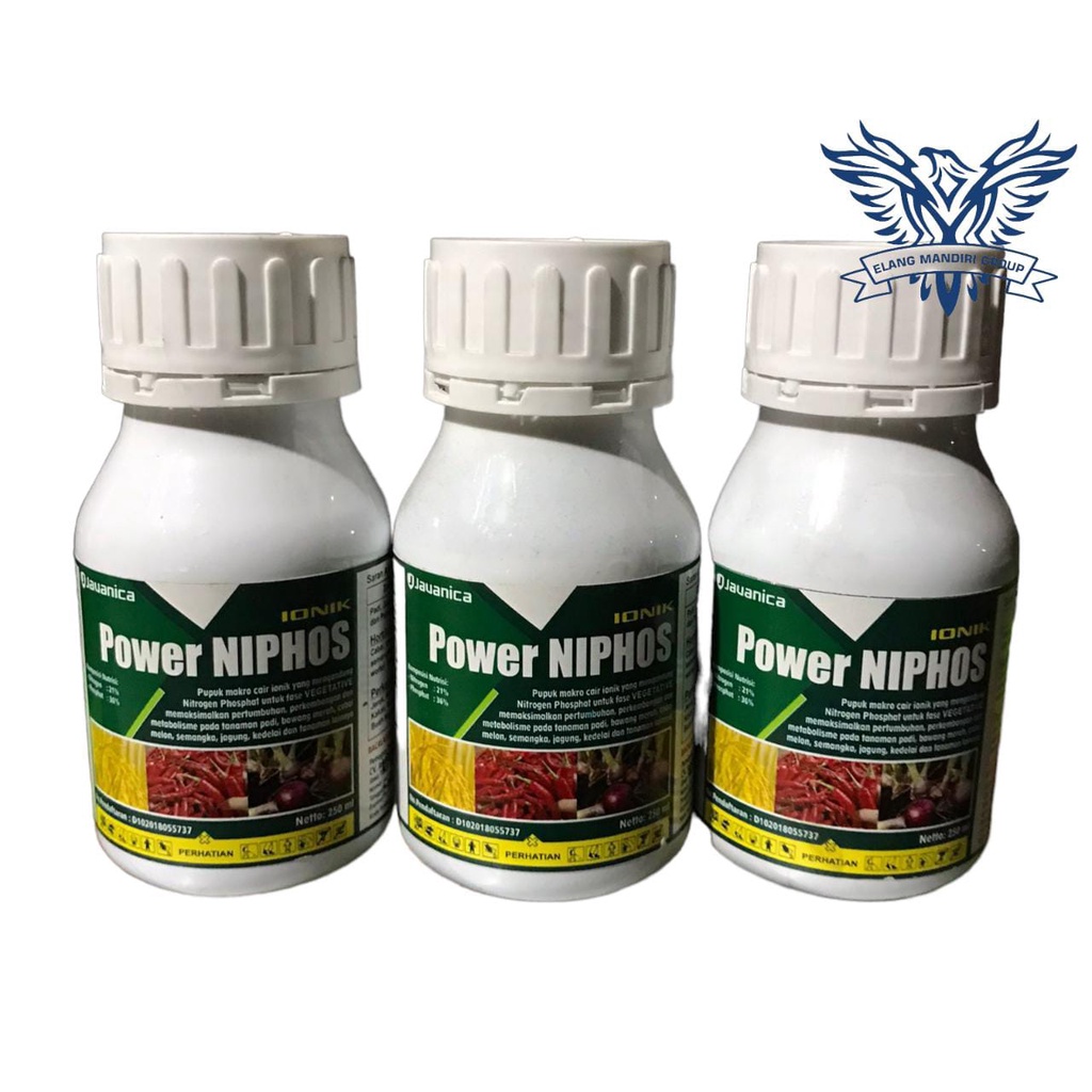 Power Niphos 250ml Pupuk Nitrogen Dan PhospatCair/ Pupuk Urea cair Nutrisi Pupuk Makro Cair Ionik