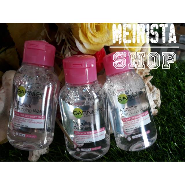 GARNIER MICELLAR 50 ml (PINK KECIL)/Penghapus Makeup/GARNIER/MICELLAR