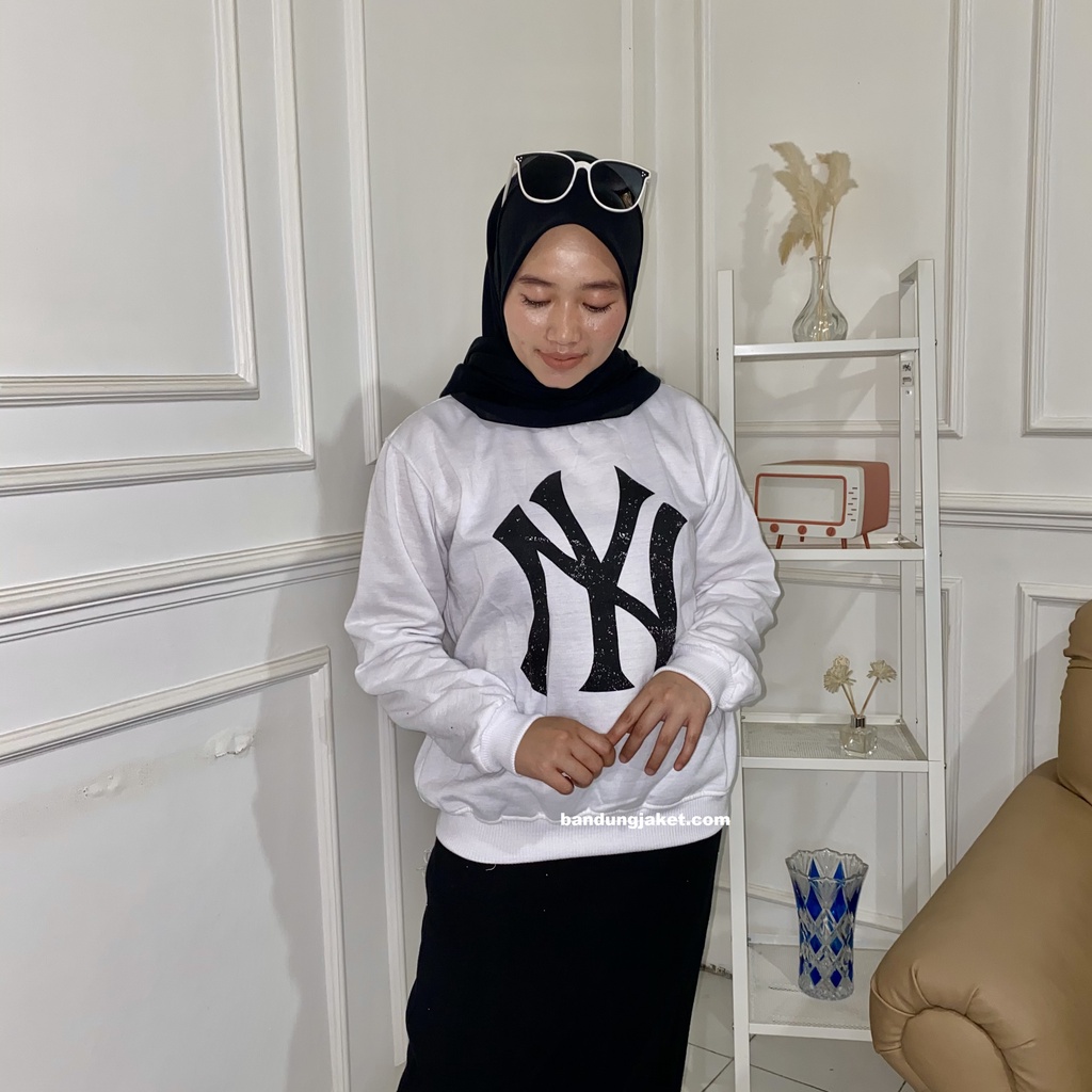 NY BIG LOGO SWEATER CRAWNECK || SWEWTER BASIC NEW ART