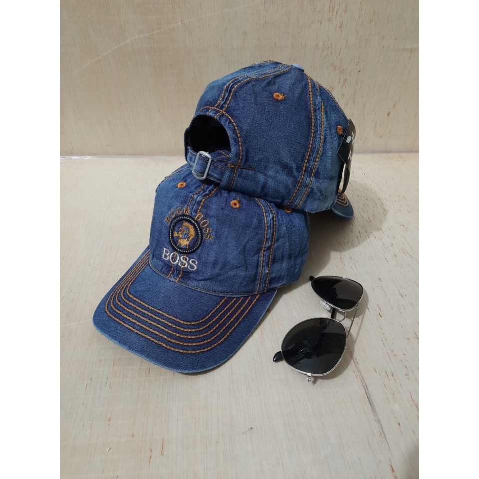 Topi Levis Pria Import Original Denim Topi Baseball GRATIS KACA MATA Topi Cowok Remaja Model Terbaru Fashion Pria (COD)