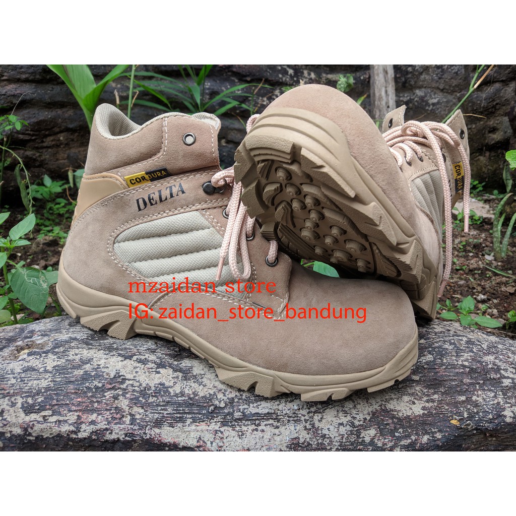 Sepatu Delta Cordura Tactical Boots Safety Tinggi 6inci High Boots Pria