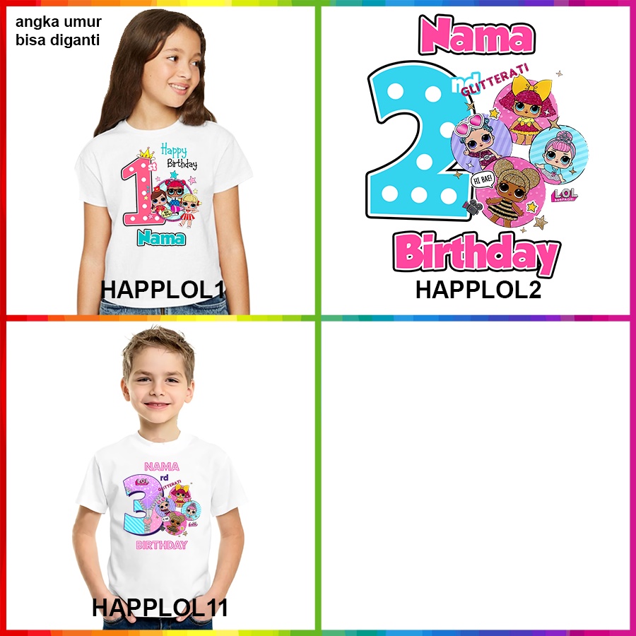 Baju Kaos ANAK DAN DEWASA LOL COUPLE (FREE NAMA) 61 - 118