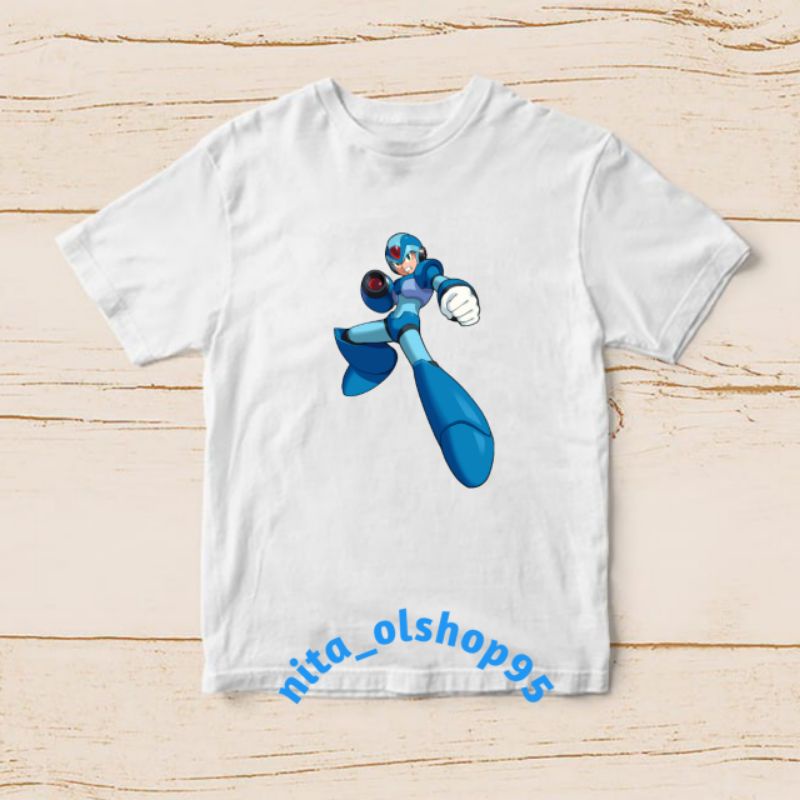 baju anak megaman / kaos anak karakter mega man