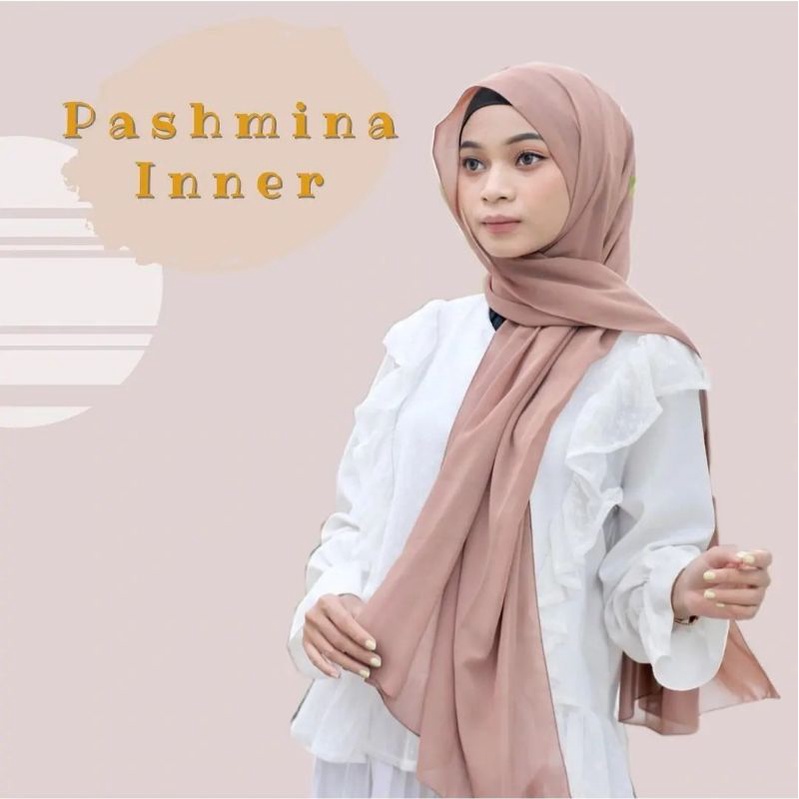 PASHMINA INNER 2IN1 || PASHMINA INSTAN INNER || PASHMINA INNER