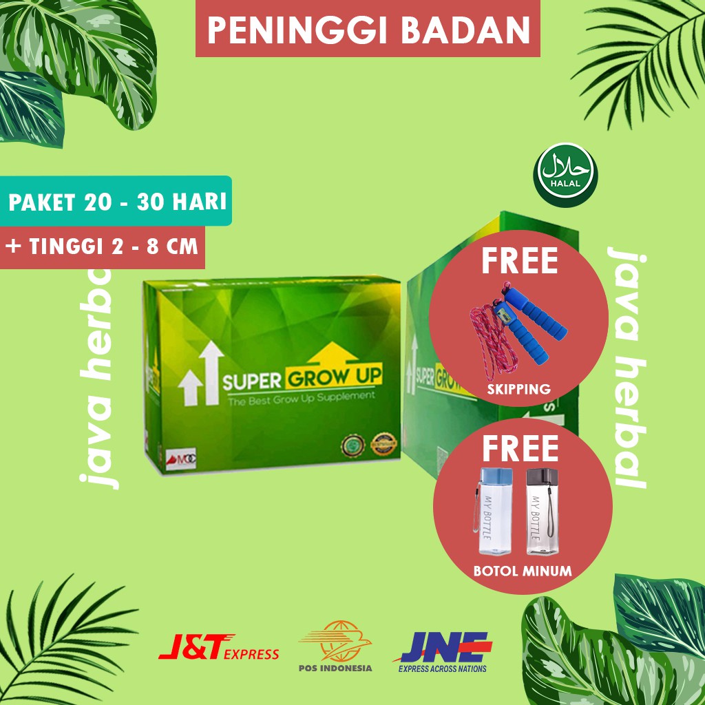 [PAKET 20 - 30 HARI]  SUSU PENINGGI BADAN SUPERGROWUP SUPLEMEN HERBAL ANAK DEWASA MURAH PRIA WANITA