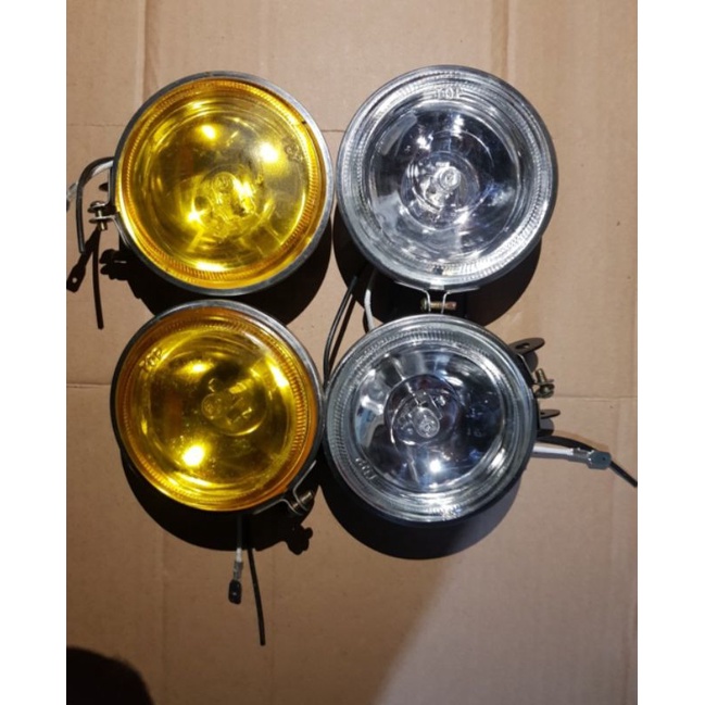 2 pcs Lampu Tembak Kabut Bulat foglamp / Lampu Sorot BULAT motor - mobil universal