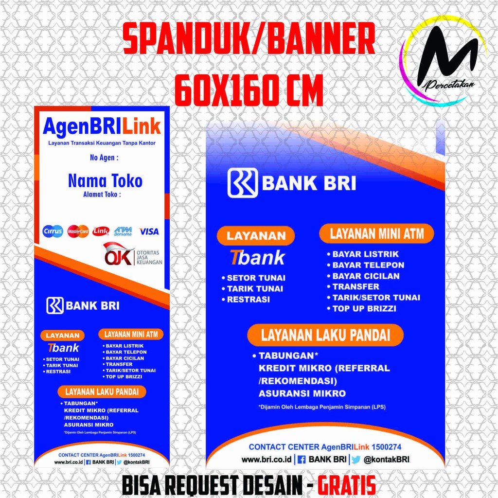 Spanduk Agen BRI Link - XBanner