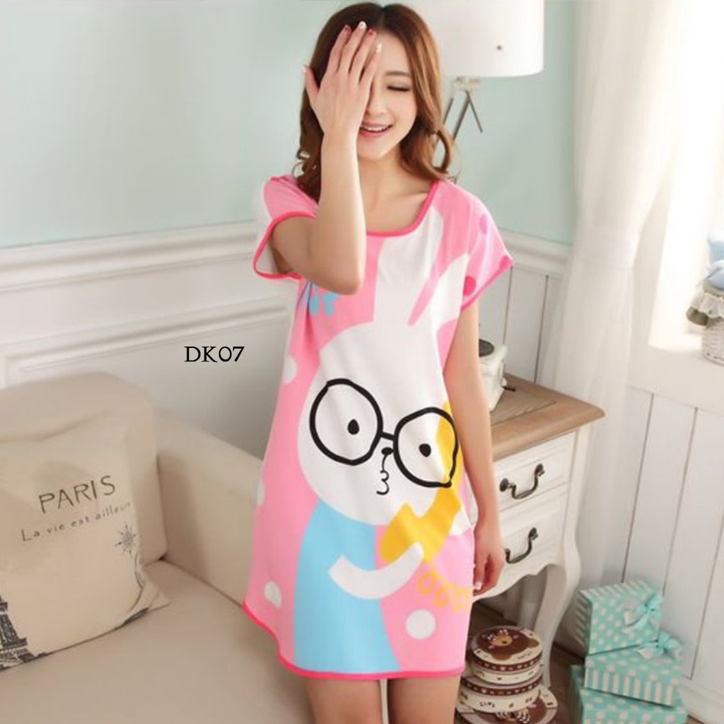 [PALING LARIS] KOREA DASTER BABYDOLL PIYAMA IMPORT BAJU TIDUR WANITA DEWASA DK07