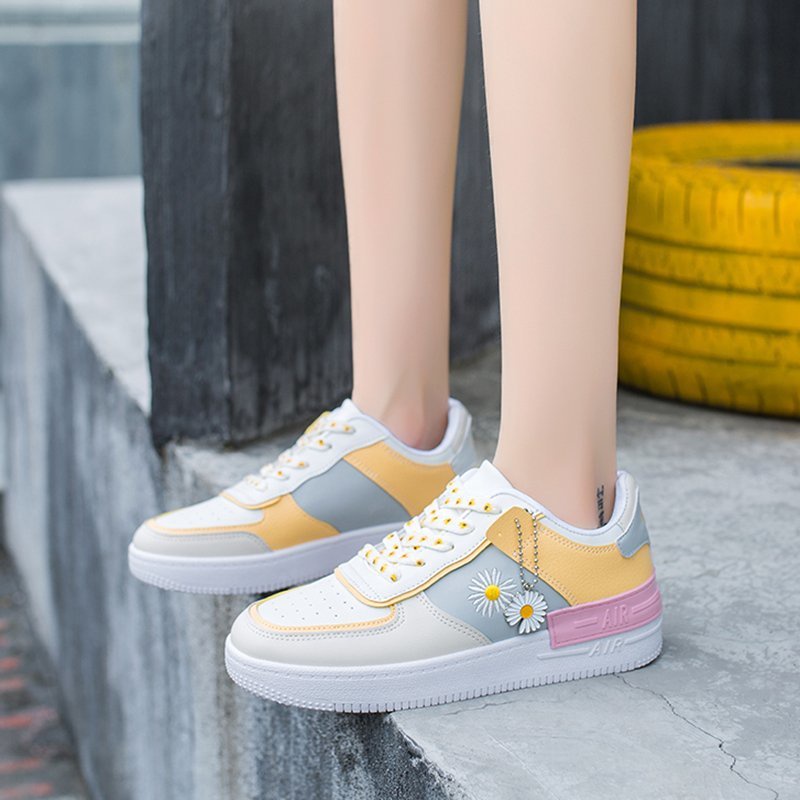 Free BOX Sepatu Sneaker Putih Wanita Import Premium Quality Sepatu Olahraga NS9108