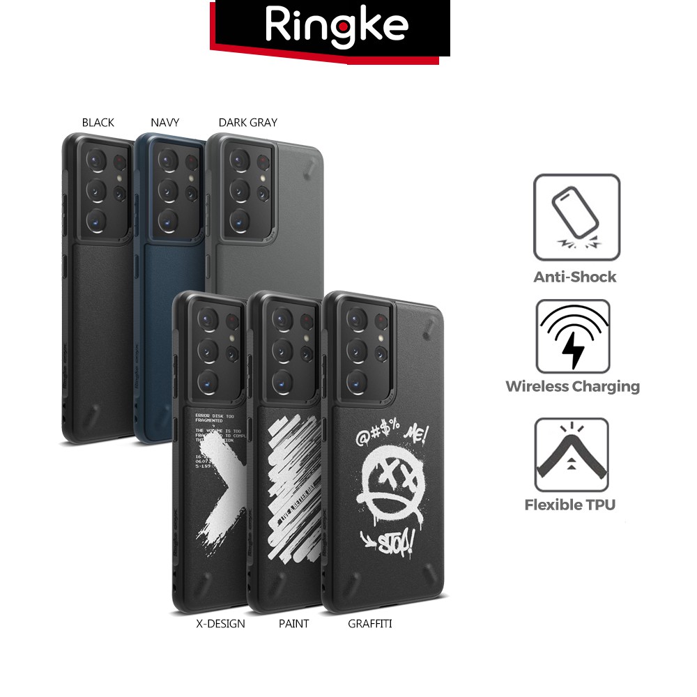 Case Samsung Galaxy S21 Ultra / S21 Plus / S21 Ringke Onyx TPU Softcase Casing