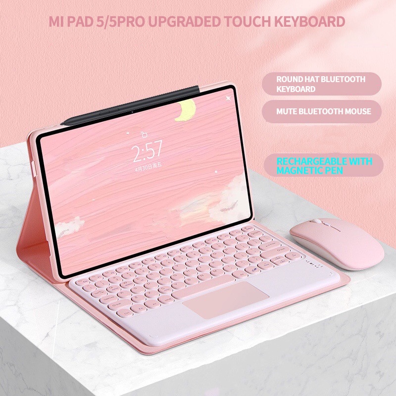 goojodoq Touchpad keyboard For iPad Pro11 mini6 air4 for Xiaomi Samsung Huawei Tablet Android IOS Windows Wireless Keyboard Mouse Suit