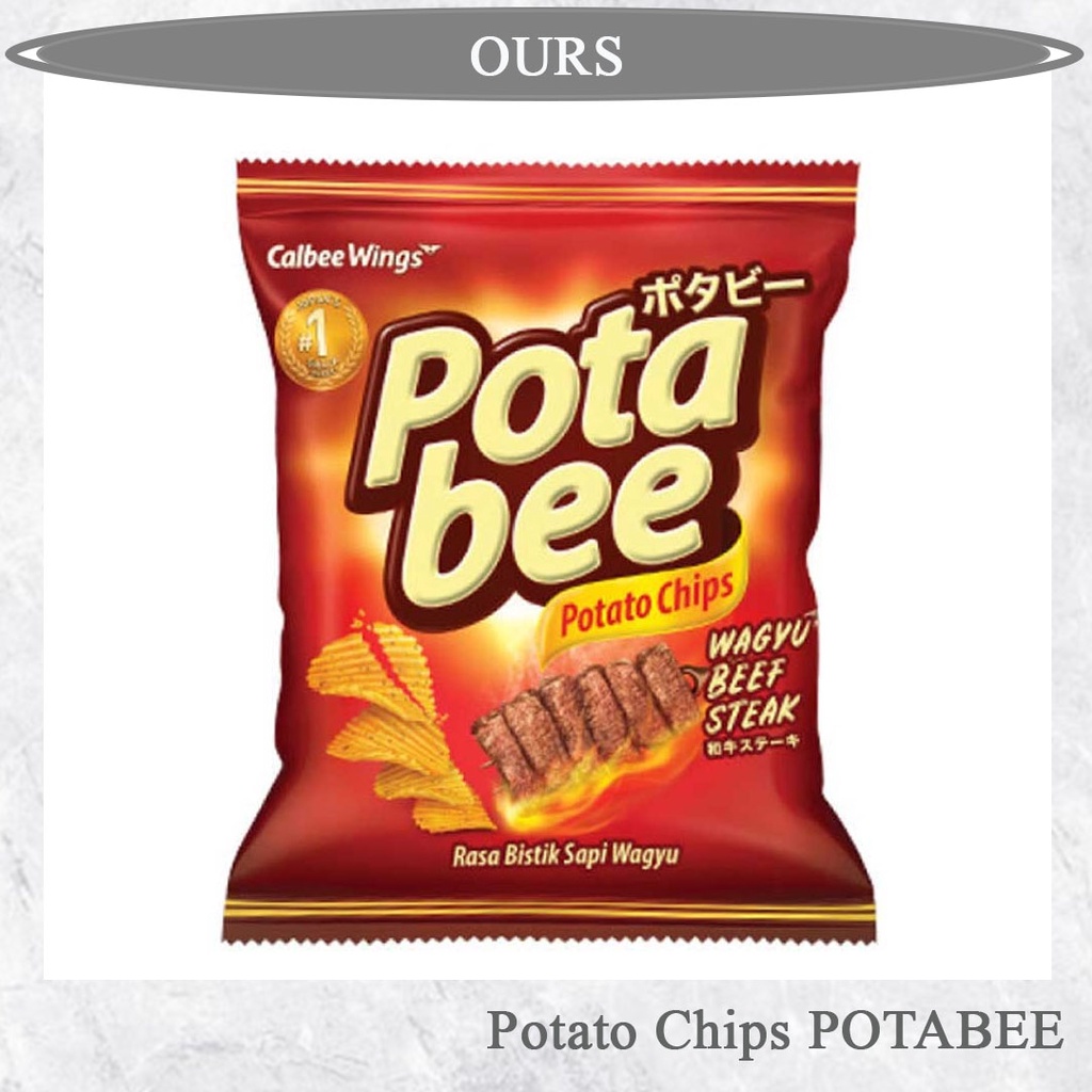 

POTABEE Potato Chips Wagyu Beef Steak 68g