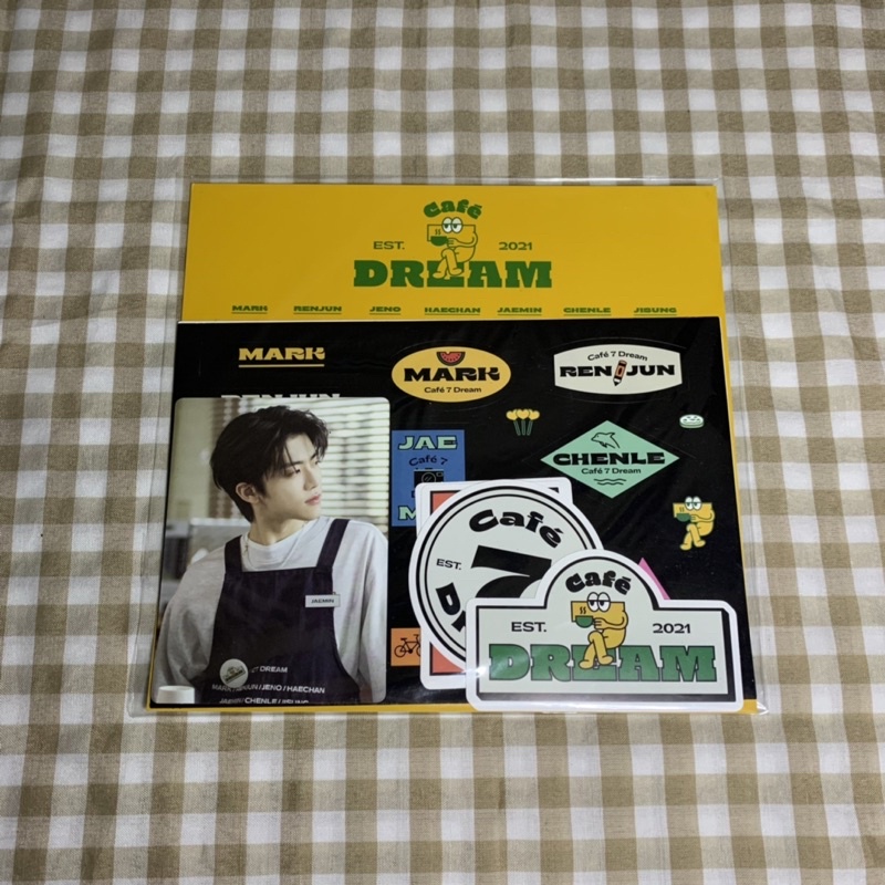 [READY STOCK] NCT DREAM CAFE MD LUGGAGE STICKER + PHOTOCARD SEALED JAEMIN